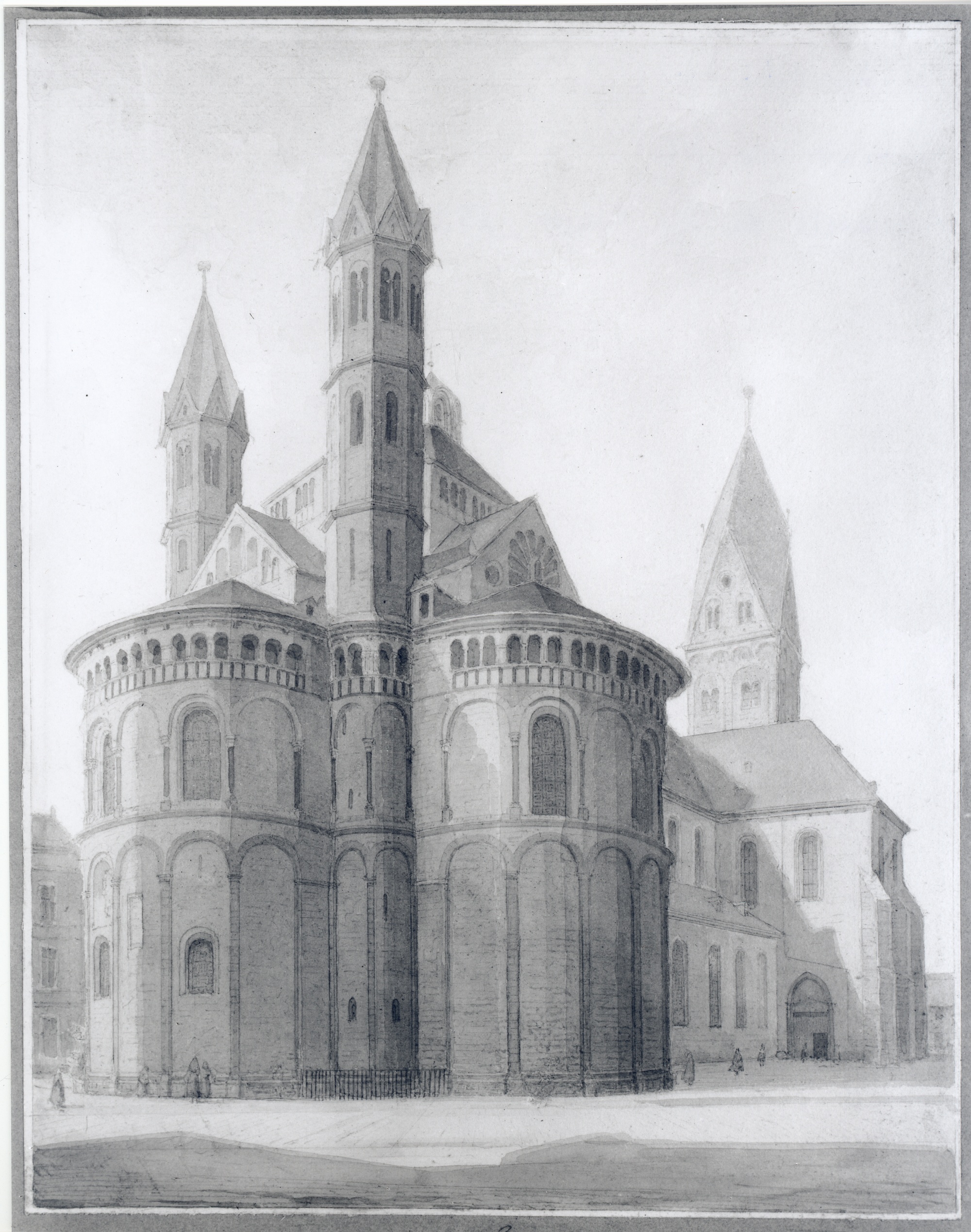 St. Aposteln, Ansicht von NO, 1838-1841
