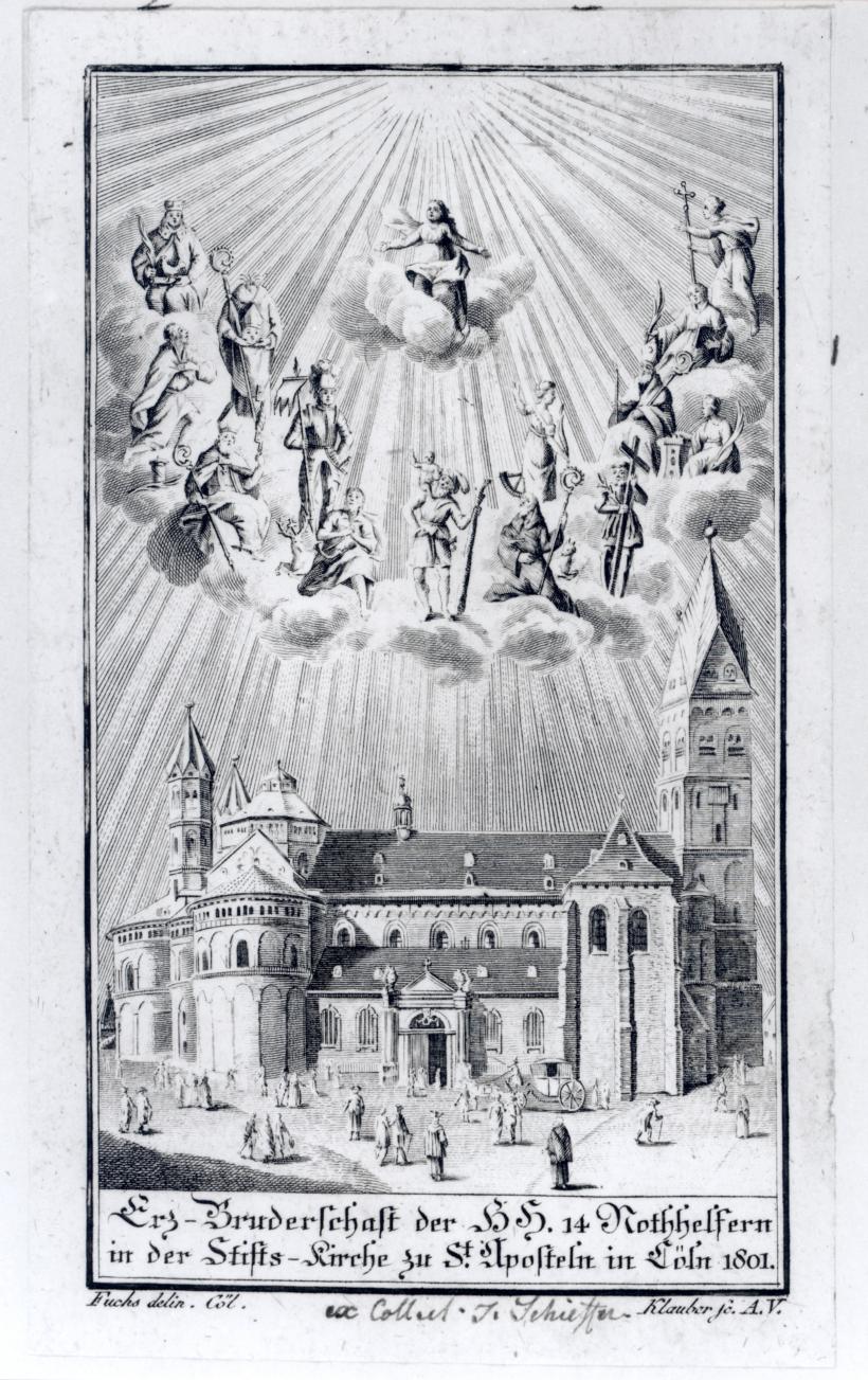 St. Aposteln von Norden, Kupferstich 1801