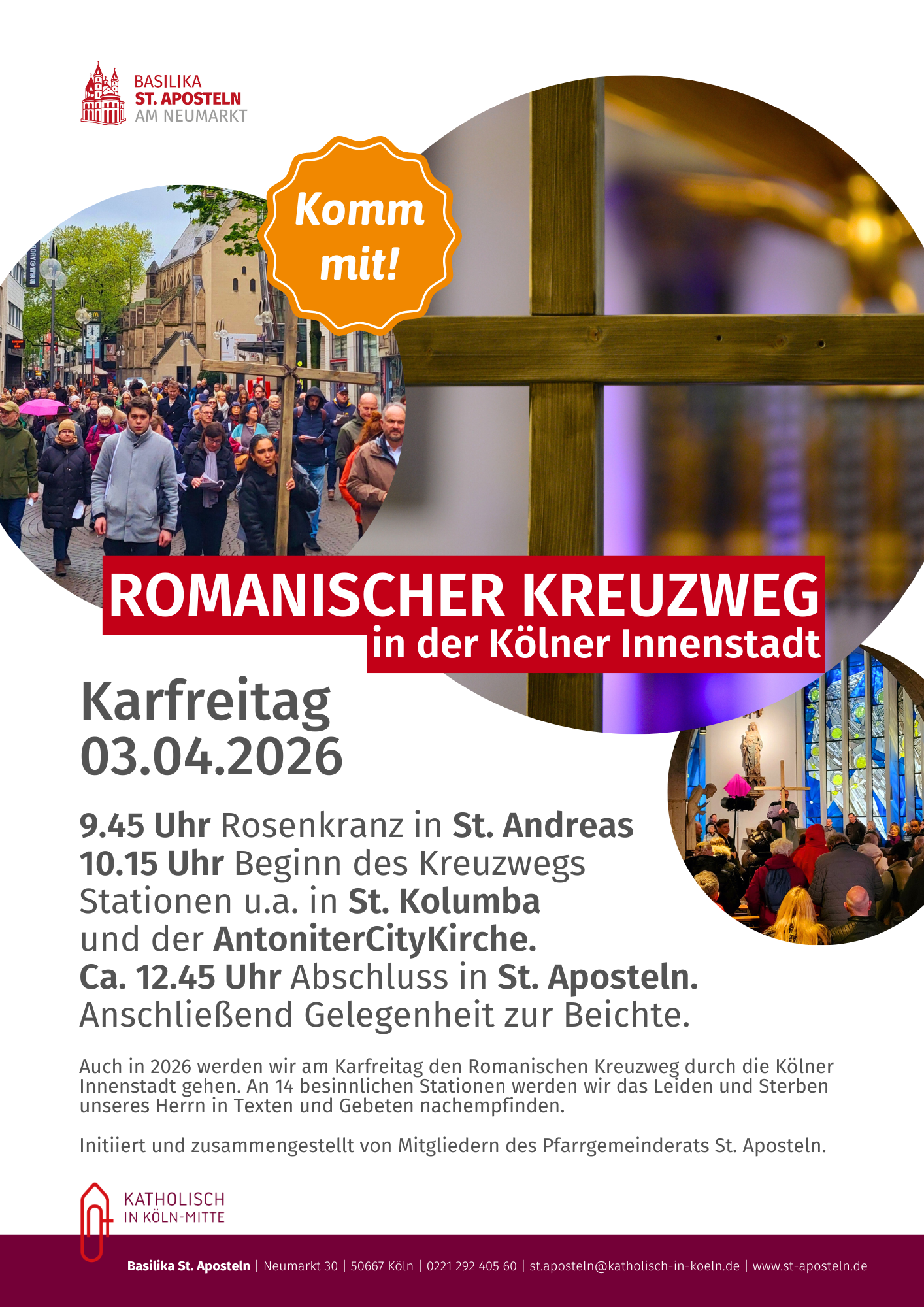 Kreuzweg St Aposteln 2026