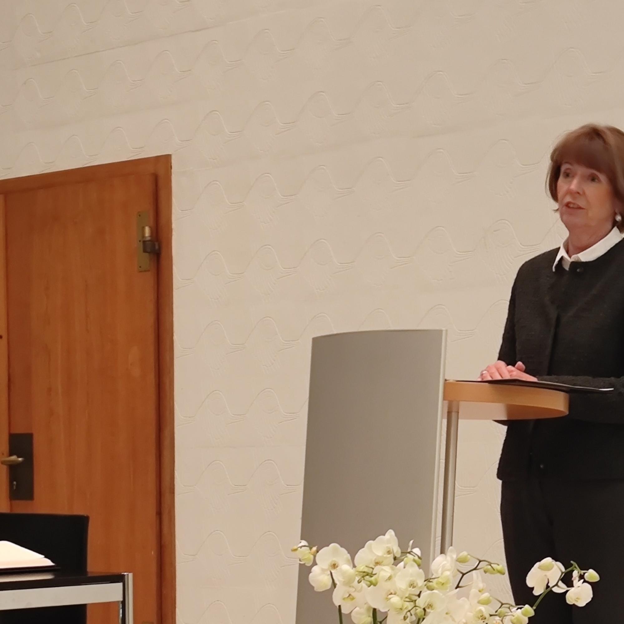Oberbürgermeisterin Henriette Reker bei Ihrer Begrüßungsansprache